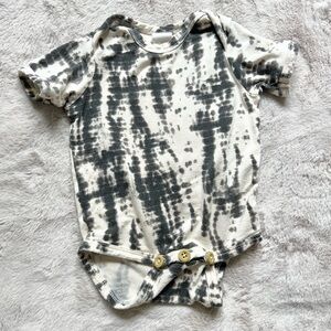 Kate Quinn Woods Collection Grey Shibori Bodysuit Modal
